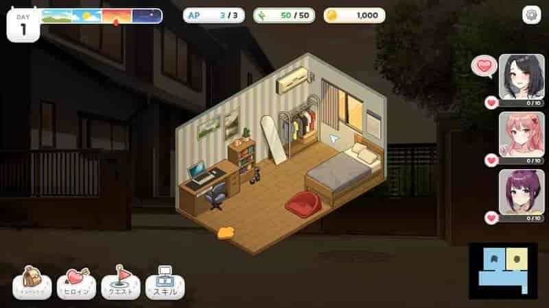 巫女日常～与笨拙青梅竹马的悠闲乡村性活 操作界面 预览图 5
