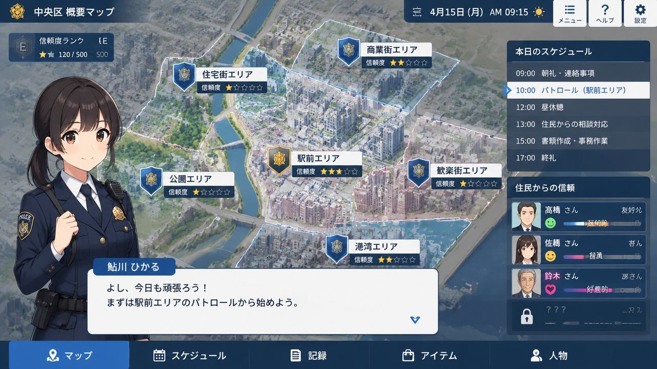 极道无赖EX 女警鮎川光 角色路线 实机截图 4